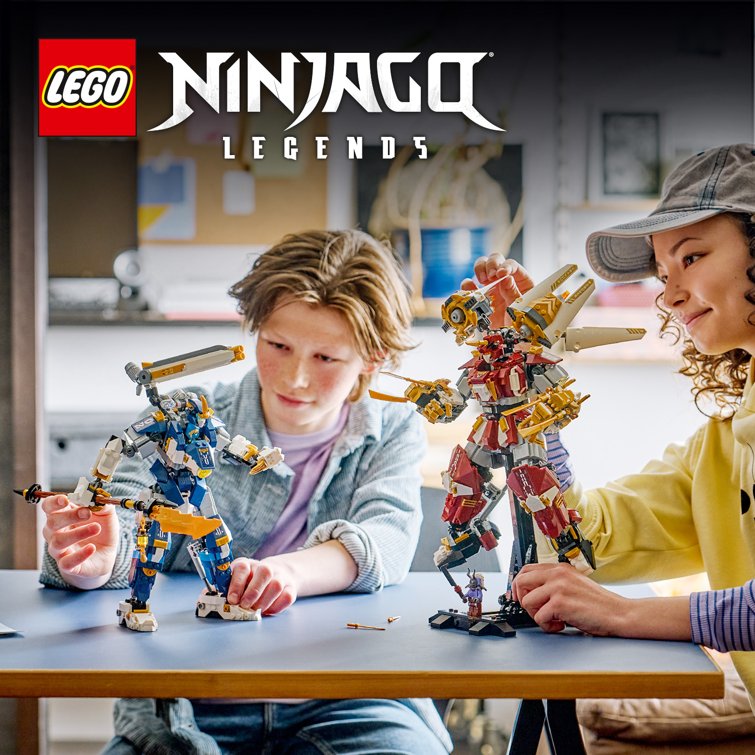 Model LEGO® NINJAGO® se 2 roboty