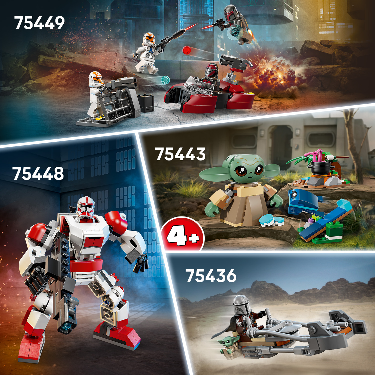Sběratelské stavebnice Star Wars™ pro všechny věkové kategorie