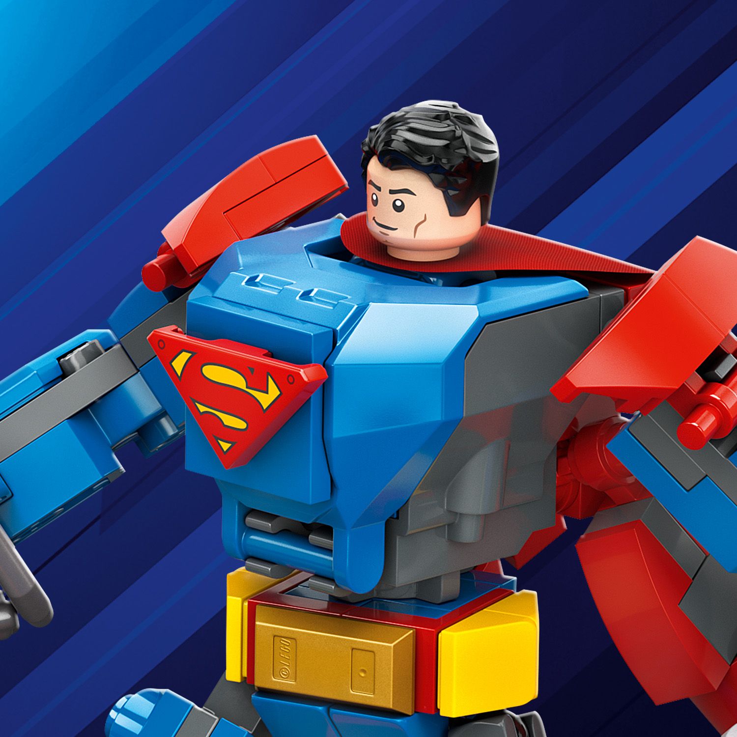 Superman™ sedí v kokpitu