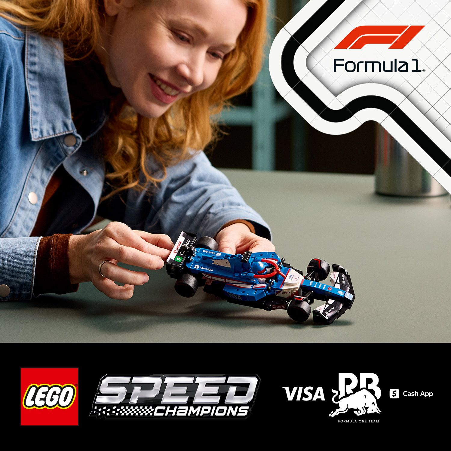 Stavebnice závodního auta Visa Cash App RB VCARB 01 F1®