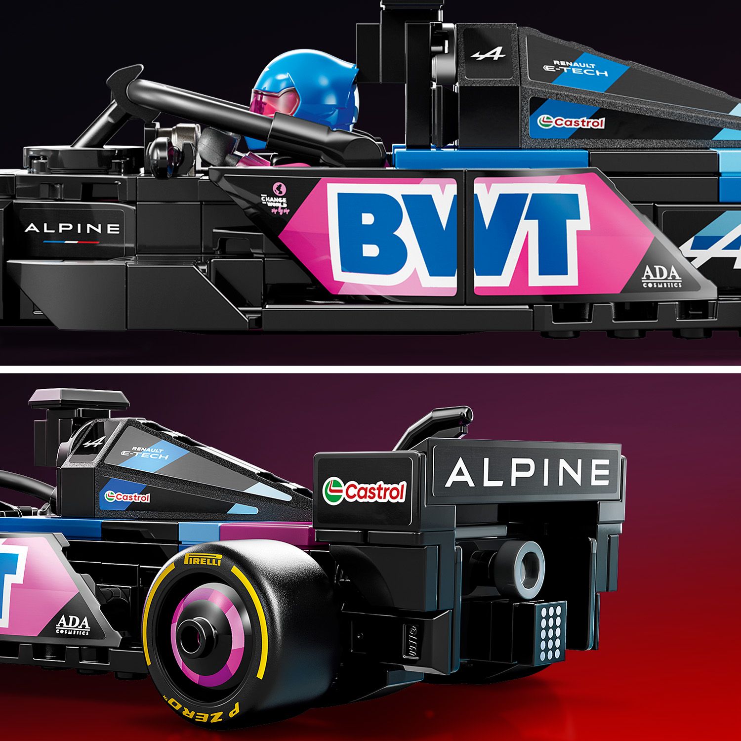 Autentické detaily vozu BWT Alpine F1