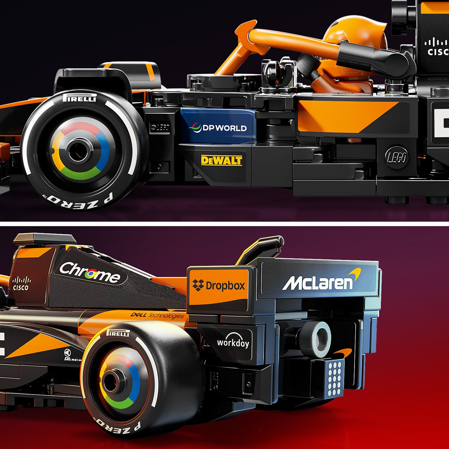 Autentické detaily McLaren F1® Team