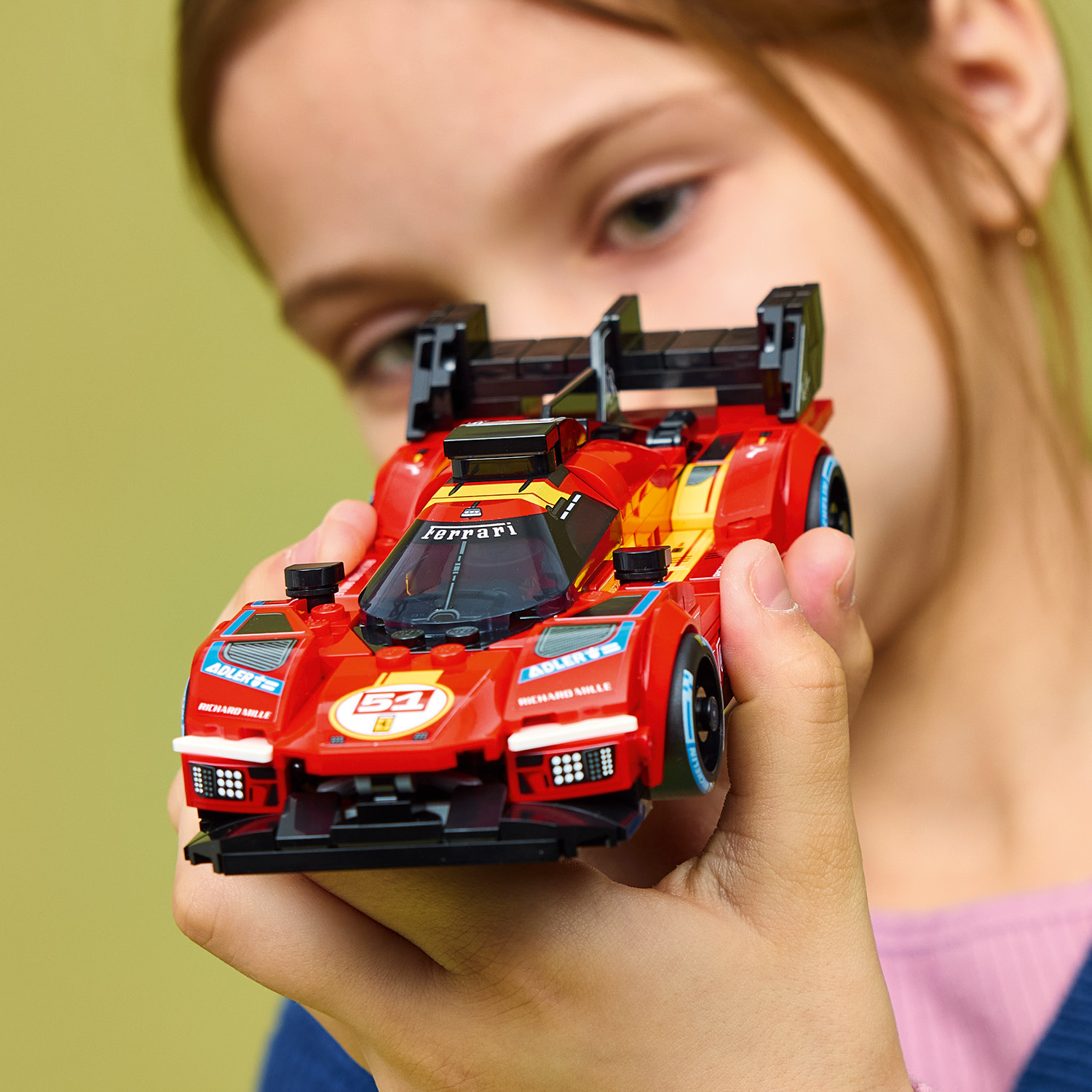 Stavebnice se závodním autem Ferrari