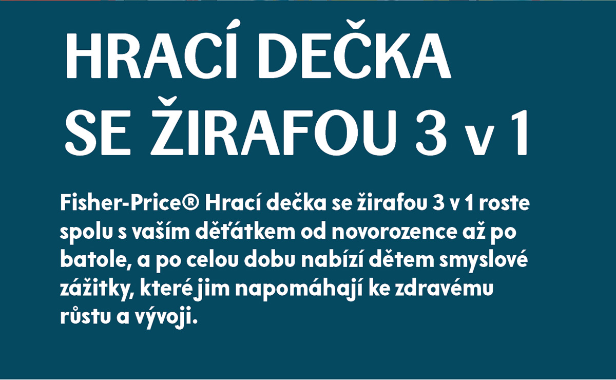 Fisher Price - hrací dečka