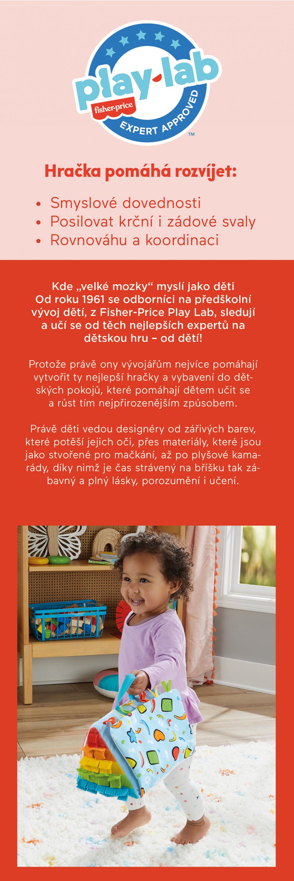 Fisher Price - měkké piano se zrcátkem