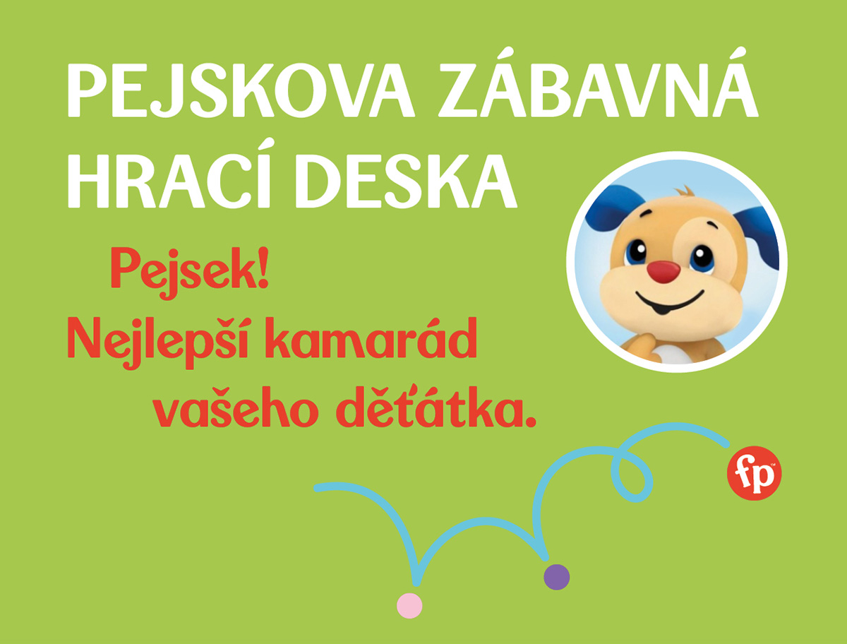 Fisher Price - pejskova zábavná deska